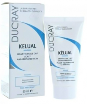 Emulsja łagodząca podrażnienia i usuwająca łuski Ducray Kelual Cradle Cap Emulsion 50 ml (3282771182780)