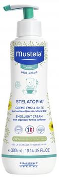 Поживний крем для дитячої шкіри Mustela Stelatopia Emollient Cream 300 мл (3504105033538)