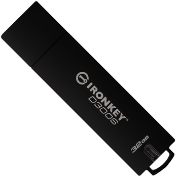 Флеш пам'ять USB Kingston IronKey D300 32GB USB 3.1 (740617287592)