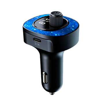 Автомобільний FM ФМ-модулятор Terra С41, Bluetooth 5.0, трансмітер, USB 3.1 А, Type C