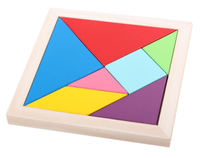 Układanka drewniana Askato Tangram (6901440117270)