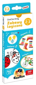Дитячі логічні ігри CzuCzu Навчання 2-3 роки (9788366762343)