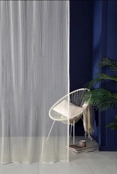 Тюль Декорін Плісе на бамбуку Молочна 250х275 см (ROZ6400095671)