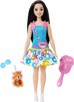 Lalka Renee z liskiem Mattel My First Barbie Renee Core Doll with Fox (0194735114511)