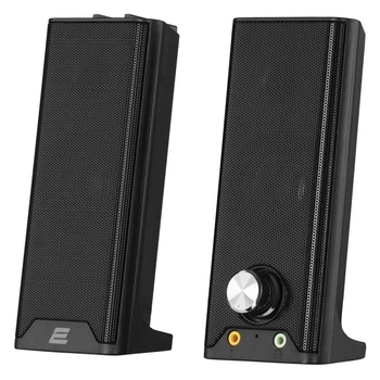 Акустическая система 2E PCS203 2.0 USB Metal Black (2E-PCS203BK)