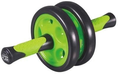 Колесо для преса PowerPlay 4327 подвійне Чорно-зелене (PP_4327_Black/Green)