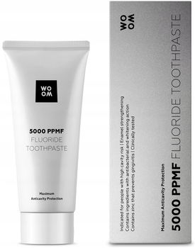 Pasta do zębów Woom 5000 ppmF Fluoride Toothpaste z dużą zawartością fluoru 50 ml (4751033920242)