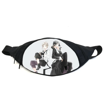 Поясная сумка бананка Бродячие псы Bungou stray dogs (GB BSD 019) Gear Bag черная