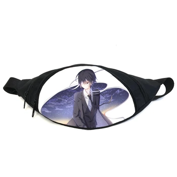 Поясная сумка бананка Бродячие псы Bungou stray dogs (GB BSD 023) Gear Bag черная