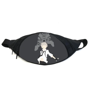 Поясная сумка бананка Бродячие псы Bungou stray dogs (GB BSD 035) Gear Bag черная