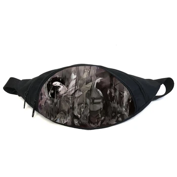 Поясная сумка бананка манга Атака титанов Attack on Titan (GBAT 010) Gear Bag черная
