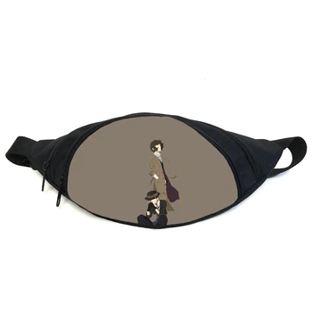 Поясная сумка бананка Бродячие псы Bungou stray dogs (GB BSD 028) Gear Bag черная