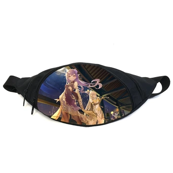 Сумка бананка Геншин Genshin impact (GB GI 02) Gear Bag чорна