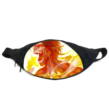 Поясная сумка бананка манга Атака титанов Attack on Titan (GBAT 04) Gear Bag черная