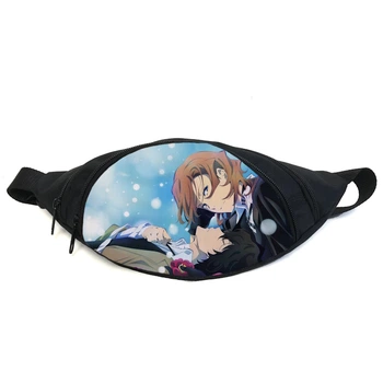 Поясная сумка бананка Бродячие псы Bungou stray dogs (GB BSD 033) Gear Bag черная