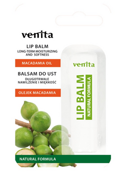 Balsam do ust Venita Naturalny olejek macadamia 4 g (5902101518383)