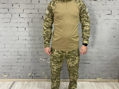 Костюм тактический UNIFORM военная форма убакс + штаны размер M Пиксель (PLT-059)