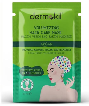 Maska do włosów Dermokil Stem Hair Care Mask Argan zwiększająca objętość w formie czepka 35 ml (8697916014379)