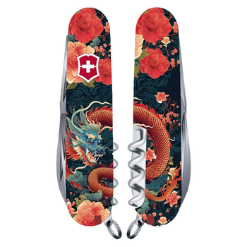 Нож Victorinox Huntsman Zodiac 91 мм Китайський дракон (1.3713_Z3200p)