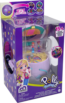 Zestaw do zabawy Mattel Polly Pocket Double Play Skating Compact (0194735009442)