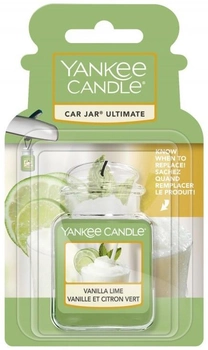 Zapach samochodowy Yankee Candle Car Jar Ultimate Vanilla Lime 1 szt (5038580005639)