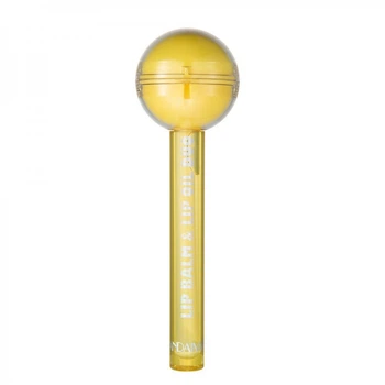 Блиск для губ Handaiyan Lollipop lip balm, зволожуючий прозорий блиск у формі льодяника, жовтий