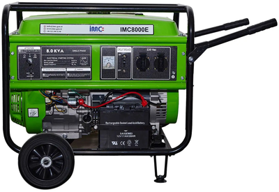 Генератор IMC 6,5KVA/5,2кВт однофазний, бензиновый, двигун NAVI