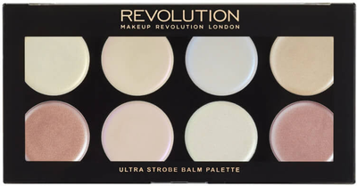 Paletka rozświetlaczów Makeup Revolution Ultra Strobe Balm Palette Cream Highlighter 12 g (5029066093981)