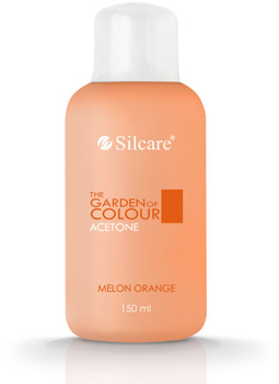 Acetone Silcare The Garden of Colour do usuwania żelowych lakierów hybrydowych Melon Orange 150 ml (5906720566244)