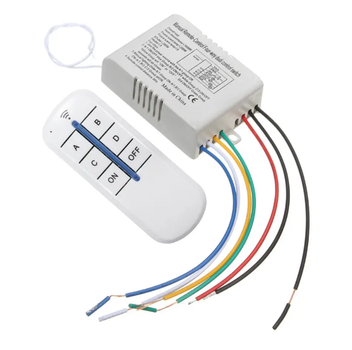 Дистанційний радіовимикач LEDTech 220V з пультом на 4 канали