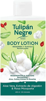 Лосьйон для тіла "Алое віра, бавовна та шипшина" - Tulipan Negro Aloe Vera Cotton & Rosehip Body Lotion 400ml (400ml) (1034307-1370261-2)