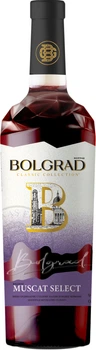 Вино Bolgrad Мускатне Селект червоне напівсолодке 0.75 л 9-13% (4820013031299)