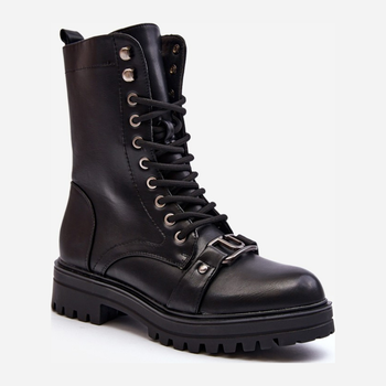 Жіночі черевики високі Belluxe 37 Чорні (5905677026344)