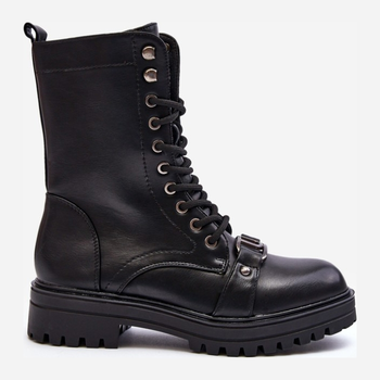 Жіночі черевики високі Belluxe 38 Чорні (5905677026351)