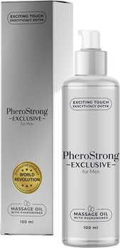 Олія масажна з феромонами PheroStrong Exclusive For Men Massage Oil With Pheromones 100 мл (5905669259385)