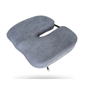 Ортопедическая подушка для сидения Correct Shape Model-1 от геморроя, простатита, подагры серый (95739)