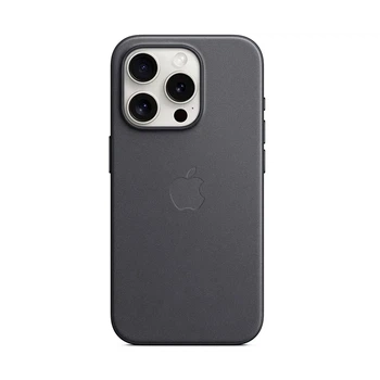 Чохол FineWoven Case with MagSafe Original для Apple iPhone 15 Pro (OEM) - Black (ARM71982)