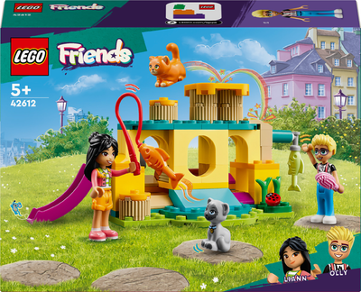 Конструктор LEGO Friends Пригоди на котячому ігровому майданчику 87 деталей (42612)