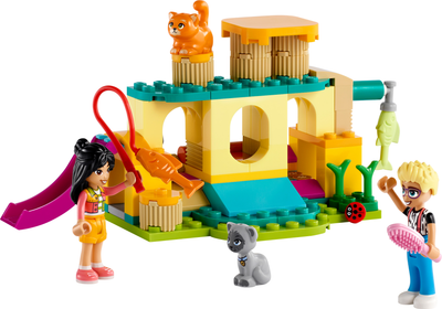 Zestaw klocków Lego Friends Przygoda na kocim placu zabaw 87 elementów (42612)