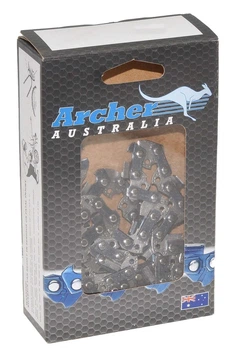 Цепь 57 звеньев (28 зубов) Archer супер зуб шаг 3/8 паз 1,3 арт.цепш243