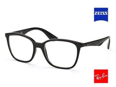 Окуляри для комп'ютера Ray-Ban RX 7066 2000 54 (оправа) Zeiss DuraVision Blue Protect UV (лінзи)