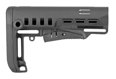Приклад DLG TBS Tactical DLG-087 Mil-Spec черный, антабка на 2 стороны