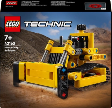Zestaw klocków Lego Technic Ciężki spychacz 195 elementów (42163)