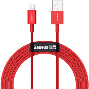 Kabel Baseus Superior Series Fast Charging Data Cable USB to iP 2.4 A 1 m Red (CALYS-A09)
