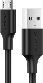 Кабель Ugreen US289 USB 2.0 to Micro Cable Nickel Plating 2 А 1 м Black (6957303861361)