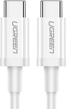 Kabel Ugreen US264 USB Type-C to USB Type-C 60 W ABS Cover 3 A 2 m White (6957303865208)