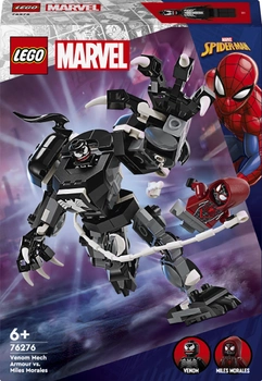 Zestaw klocków Lego Super Heroes Robot Venom vs Miles Morales 134 elementy (76276)