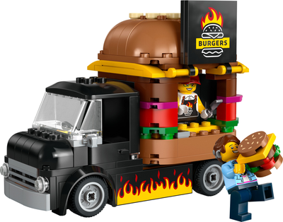 Zestaw klocków Lego City Ciężarówka z hamburgerem 194 elementy (60404)