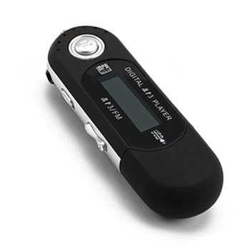 Спортивный MP3-плеер, мини USB-флеш черный