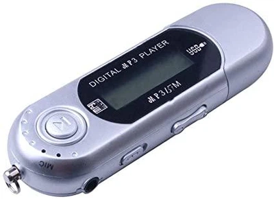 Спортивний MP3-плеєр, мініUSB-флеш срібло
